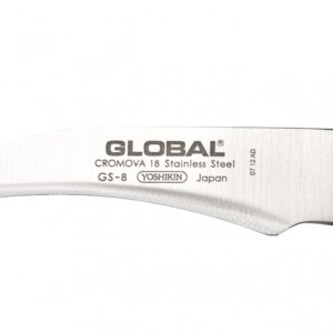 Global Knives - GS-08 Coltello Spelucchino curvo 7cm con Coprilama - immagine 2