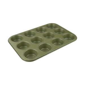 Zenker - Stampo per muffin a 12 impronte Ø7 cm, Linea Green Vision