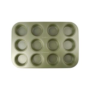 Zenker - Stampo per muffin a 12 impronte Ø7 cm, Linea Green Vision