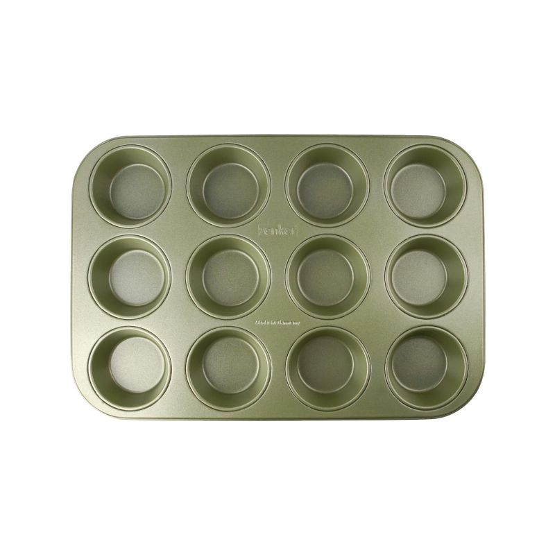 Zenker – Stampo per muffin a 12 impronte Ø7 cm, Linea Green Vision