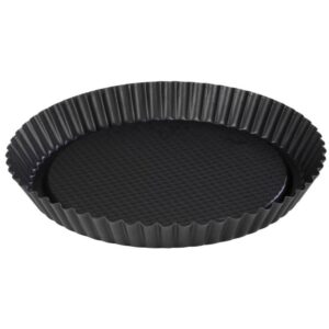 Zenker - Stampo per crostata Furbo a nido d'ape con bordo scanalato, Ø30 cm Linea Black Metallic - immagine 3