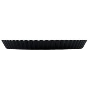 Zenker - Stampo per crostata Furbo a nido d'ape con bordo scanalato, Ø30 cm Linea Black Metallic - immagine 4