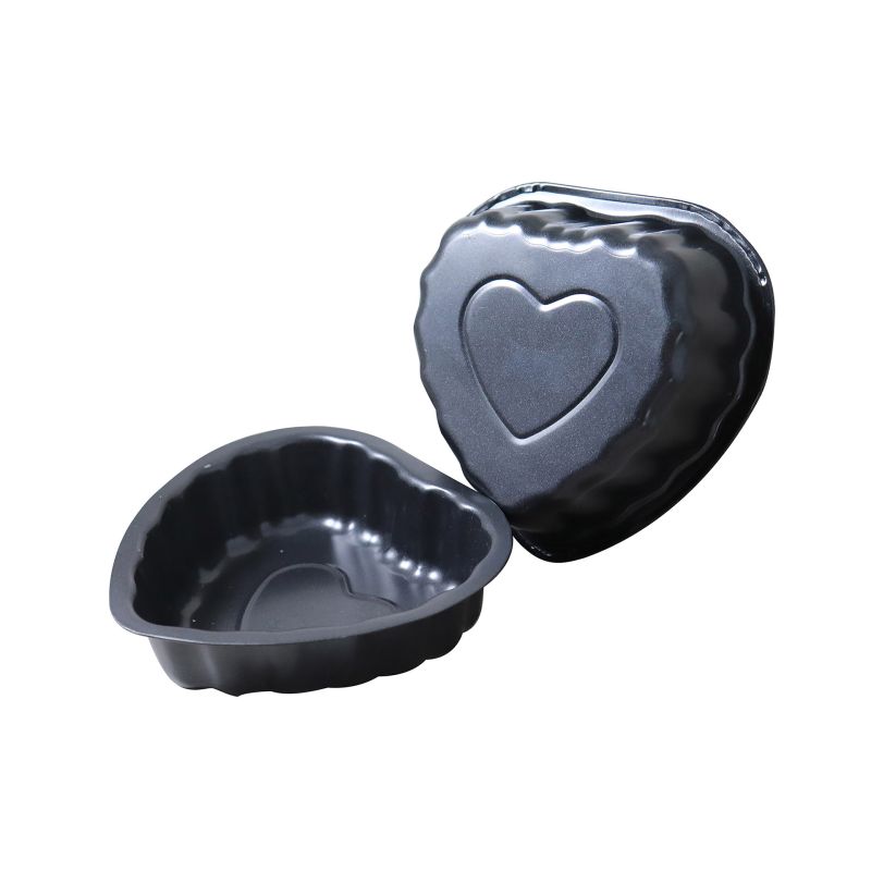 Zenker - Set 2 mini stampi a forma di cuore