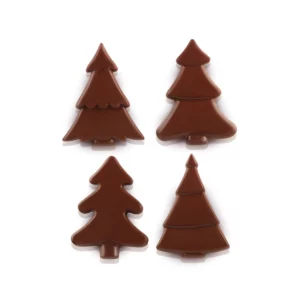 Silikomart - Stampo in silicone Alberi di Natale Choco Pine