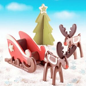 Silikomart - Stampo in silicone Xmas Dream Slitta Renna Albero di Natale