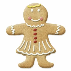 Stampino per biscotti Natale Ginger Family Omini zenzero femmine 2pz