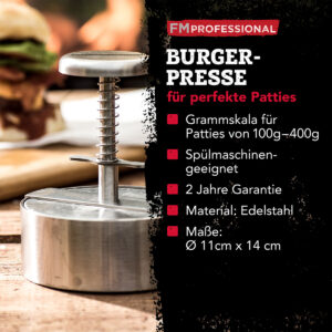 FMProfessional - Pressa per hamburger professionale - immagine 5